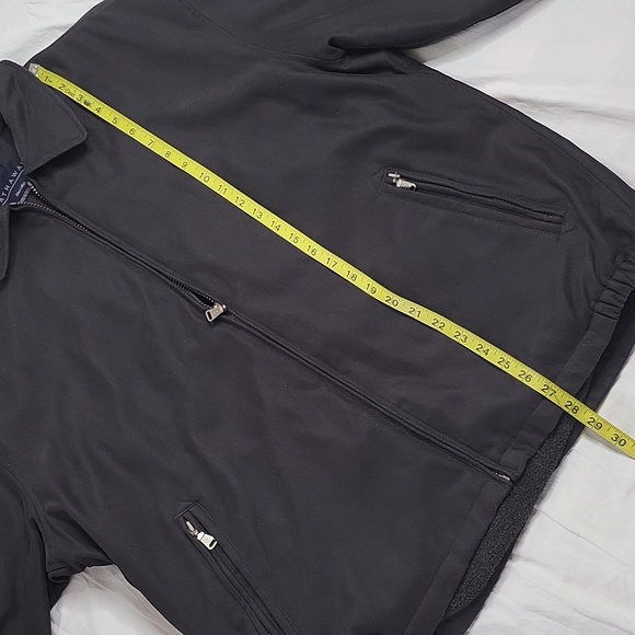 Hathaway men's zip up jacket black sz XL - Picture 6 of 13